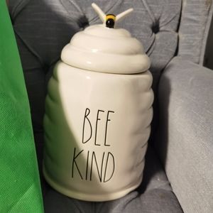 Rae dunn bee kind canister